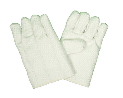 Gloves, Non-Asbestos, Wool-lined Zetex Composition, Length 11 in. (Sold by Each / Each = 1 Pair)