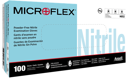 Glove, Nitrile, Premium, Powder Free, Large, 100/PK, 10PK/CS, Ansell, N853