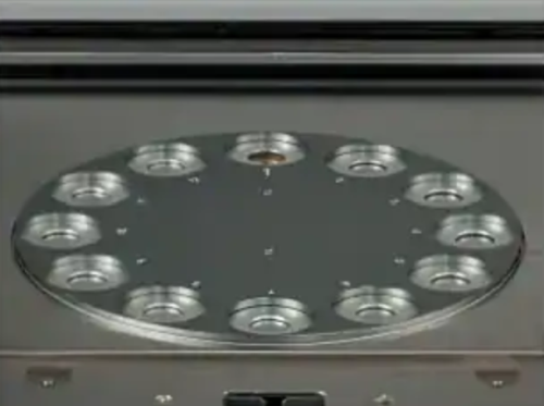 Turret Unit, 12 Samples, for EDX-7000, EDX-7200, EDX-8100 X-Ray Fluorescence (XRF) Spectrometer, Shimadzu, 212-25389-41