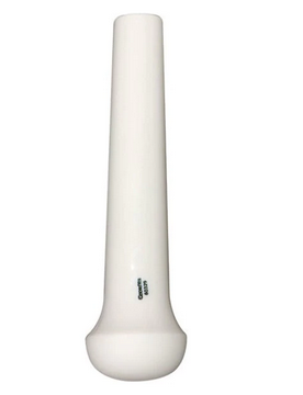 Pestle, Porcelain, Tapered, Size 6, 280 mm Length, Coorstek, 66332 (Replaces 60332)