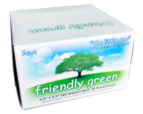 Wipers, Friendly Green, 4.4 in. X 8.3 in. 280/PK, FG-1