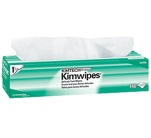 Paper, Disposable Wipers, Extra fine, Kimwipes, Size 14.7 in. x 16.6 in., 140/PK, 15PK/CS, 34256