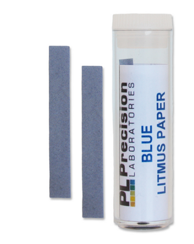 Blue Litmus Test Strips, 100 Strips/Vial