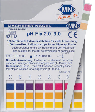 pH Paper, pH Range 2.0-9.0 (Package of 100)