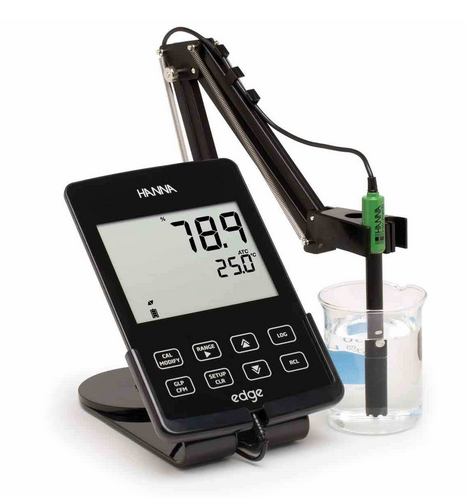 Multiparameter Meter, edge DO (Dissolved Oxygen) Kit, with Probe, Electrolyte and Membranes, Hanna Instruments, HI2040-01