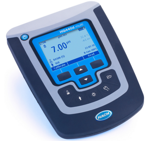 Benchtop Dual Input, Multi-Parameter Meter - pH, Conductivity, Optical Dissolved Oxygen, ORP, and ISE, HACH, HQ440D
