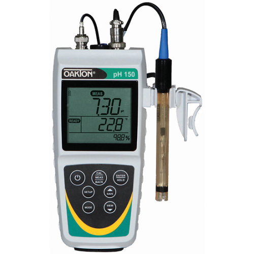 Oakton pH 150 Handheld Meter with Single Junction All-in-One Electrode, Cole-Parmer Instrument Co., WD-35614-30