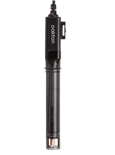 Oakton PH200 All-In-One pH Electrode with Built-in ATC, Double-Junction, Plastic Body, 1-m Cable, 35660-54