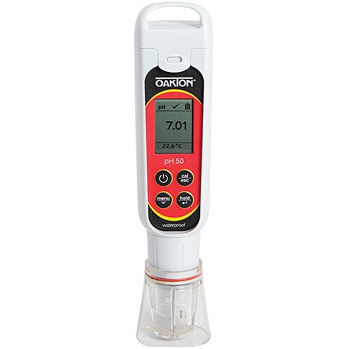 pHTestr 50 Waterproof Pocket pH Tester Premium 50 Series, Cole Parmer Instrument Co., WD-35634-15