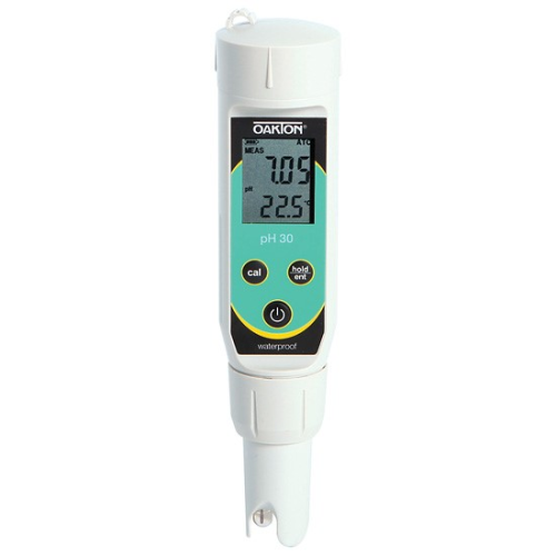 OAKTON pH Testr 30, Waterproof, Double Junction with Temperature Read Out, Ideal for Field or Laboratory Settings, Cole-Parmer Instrument Company, WD-35634-30