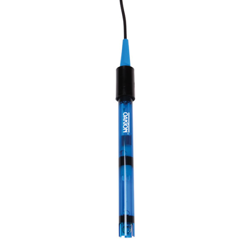 Oakton pH Electrode,Glass Body, Refillable, Double-Junction, Flushable Junction, High Sodium/High pH Applications, 3-ft. (0.9-m) Cable, BNC connector, Cole-Parmer Instrument Company, WD-35805-08
