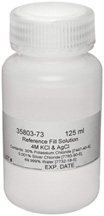 pH Single Junction Reference Fill Solution, 4M KCl with AgCl, 125 mL, Cole Parmer Instrument Co., WD-35803-73