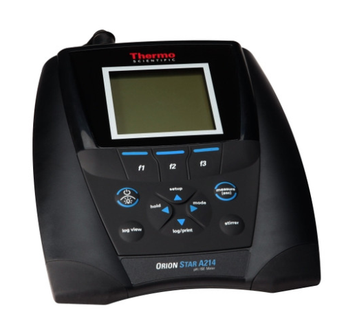 Star A214 pH/ISE/mV/Temperature Benchtop Meter Kit, with Stand and Universal Power Adapter Orion STARA2140