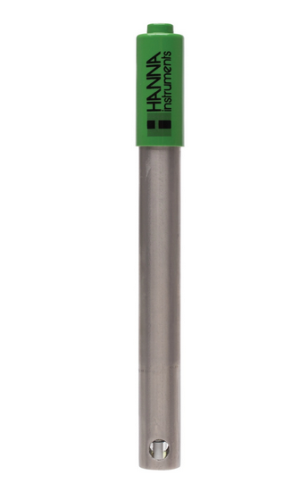 pH Electrode, Titanium Body, Gel Filled, DIN Connector, Single Junction, 1 m Cable, Hanna Instruments, HI12963