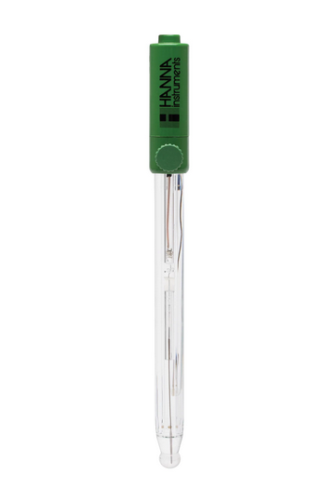 pH Electrode, Glass Body, Refillable, Double Junction, 1 m Cable, Hanna Instruments, HI1043B
