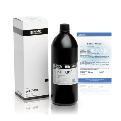 pH 7.010 Buffer Solution, Millesimal Research Grade, 500 mL, (Non-Regulated), Hanna Instruments, HI6007