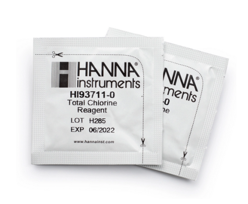 Total Chlorine Reagents, 100 Tests/PK, Hanna Instruments, HI93711-01