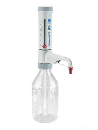 Dispensette S Bottletop Dispenser, Analog Adjustable, 2.5-25 mL x 0.5 mL without Recirculation Valve