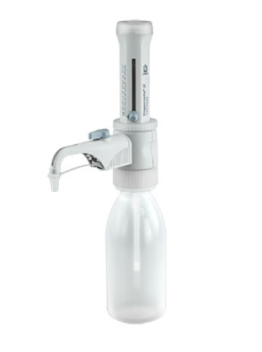 Adjustable Dispensette S Trace Analysis Bottletop Dispenser, Analog, withRecirculation Valve & Platinum-iridium Spring, 1-10 mL, Brandtech Scientific, Inc, 4640041