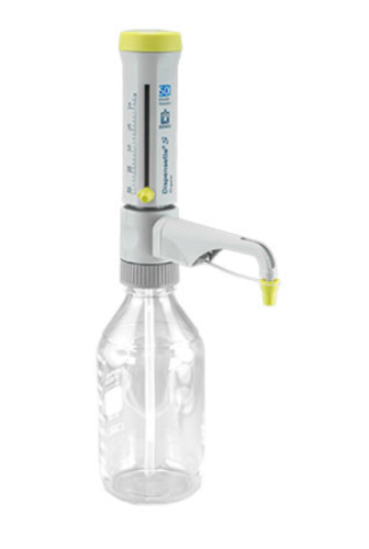 Dispensette S Organic, Analog Adjustable-Volume, 2.5-25 mL, Standard Valve, Brandtech, 4630150