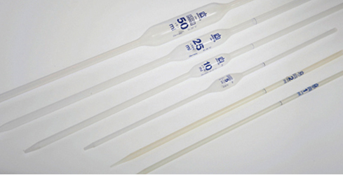 Volumetric Pipettes, Polypropylene, 50 mL, 6/PK