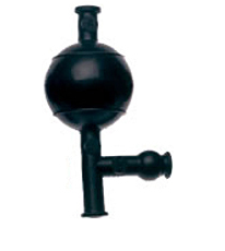 Pipette Filler, Natural Rubber, Autoclavable, Black