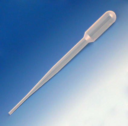 Transfer Pipet, 4.0 mL, General Purpose, Blood Bank, 130 mm, Bulb Draw - 2 mL, 5000/CS (in 10 PKs of 500 Pipets), 138060