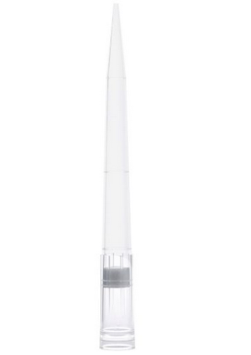 Filter Pipette Tip, 1 - 1000 microliters, Certified, Universal, Low Retention, Graduated, Natural, STERILE, 1920/CS (in 2 Boxes of 10 Racks of 96/Rack), Globe Scientific, 150935