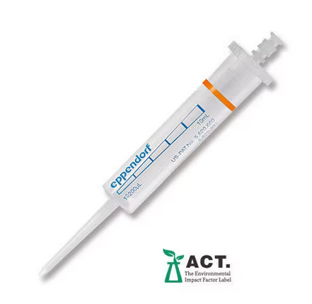 Combitips Advanced, 10 mL, Orange Color-Code, 100/PK, Eppendorf, 0030089464