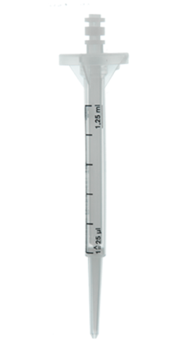 PD-Tips II, Non-sterile, 1.25 mL, 100/PK, Cylinder PP/Piston PE-HD, Brandtech, 705706