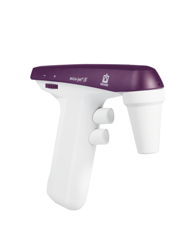 Accu-Jet S, Berry, With Universal AC Adapter, 100 to 240 V / 50 to 60 Hz, Brandtech, 26351