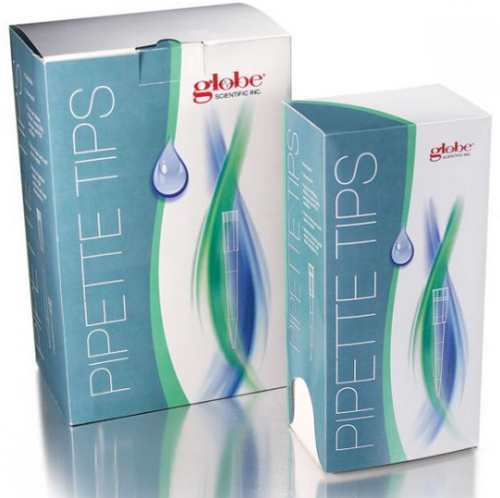 Pipette Tips, Certified, Universal, Non-Sterile, Natural, 100 to 1250 µL, Bulk Bag, 1000/PK, Globe Scientific, 151153