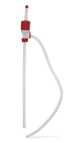Syphon Pump, Polyethylene, for Fispensing from Bulk Petrol, Oil, Water etc, for 15, 30, 35 Gallon Drums with 2 in. IPS female opening.