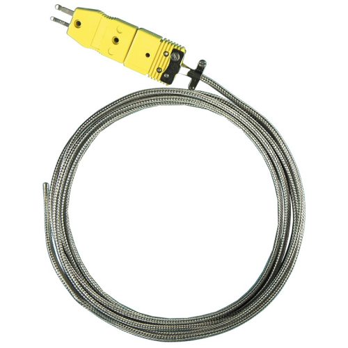 Traceable High Temperature Probe, Type K, with 10 ft. Braided wire, Antylia, 8613