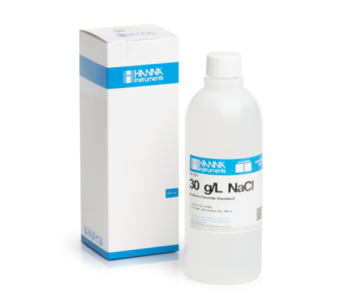 30 g/L Sodium Chloride Standard Solution, 500 mL, Hanna Instruments, HI7081L