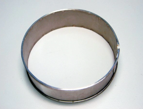 Ring Rieves, Stainless Steel, with Reinforced Rim, Trapezoid Holes, 0.08 mm, for ZM200 Mill