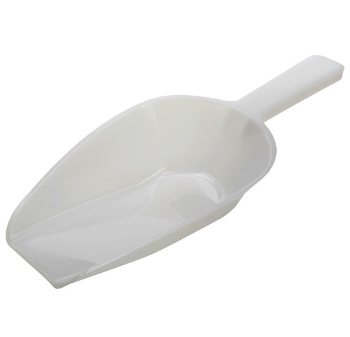 Scoop, High Density Polyethylene, Flat Bottom, 350 mL, 12 in. x 2.25 in. x 4.75 in.
