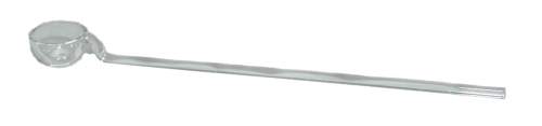 Scoop, Glass with Glass Handle, 1 Gram Capacity