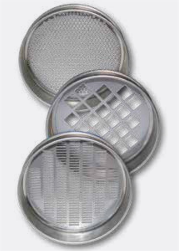 Test Sieve, 200 mm Diameter x 50 mm Height, Stainless Steel Perforated Plates with 4.00 mm Round Holes, ISO 3310-2, Verder Scientific, 60198004000 (Representative Image)