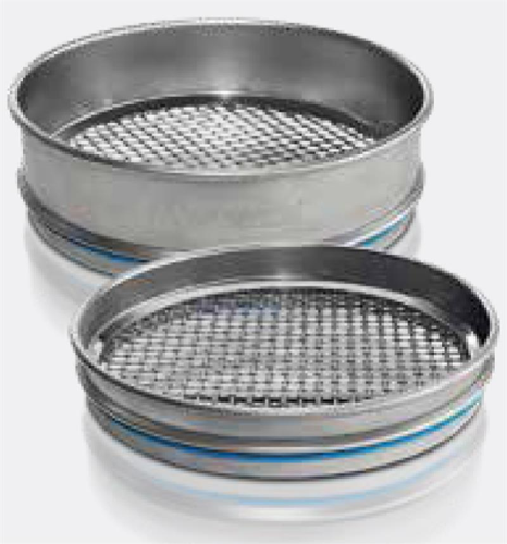 Test Sieve, 200 mm Diameter x 50 mm Height, Stainless Steel with 2.00 mm Wire Gauze, ISO 3310-1, Verder Scientific, 60131002000
