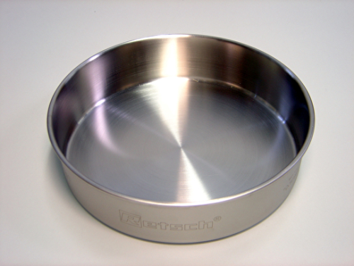 Collecting Pan for Test Sieves, Stainless Steel, 200 mm Diameter. x 50 mm Height, Verder Scientific, 697200050