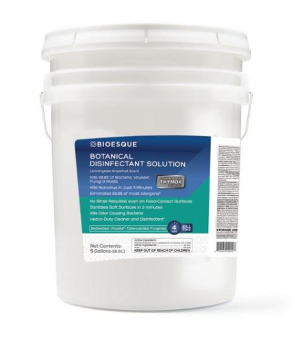 Bioesque Botanical Disinfectant Solution, 5 gal.