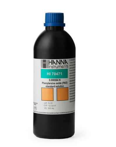 Phenylarsine Oxide (PAO) Standard Solution, 0.000564N, 500 mL, Hanna Instruments, HI70471