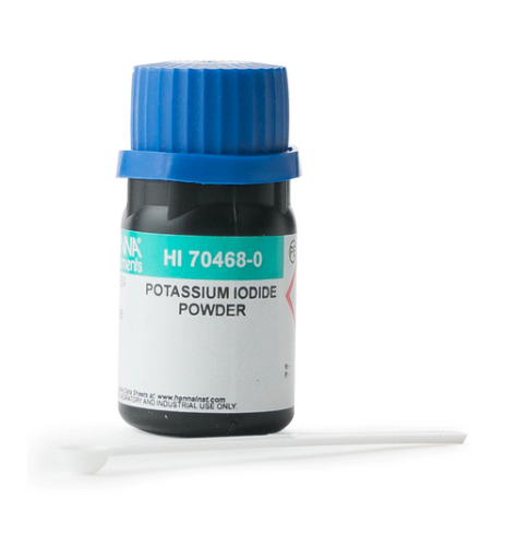 Potassium Iodide Reagent Powder, for 100 Tests, 35 g, Hanna Instruments, HI70468