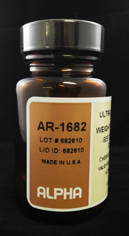 Coal Standard, Ultra-Low Sulfur, 0.022% Sulfur Content, Certificate of Analysis Provided with Each Sample (Values Are in a Range Similar to this Result and Will Vary Based on Current Lot Available)