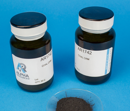 Sulfur in Coal CRM (S=0.521%) Standard, 50 g, Alpha Resources, AR1742