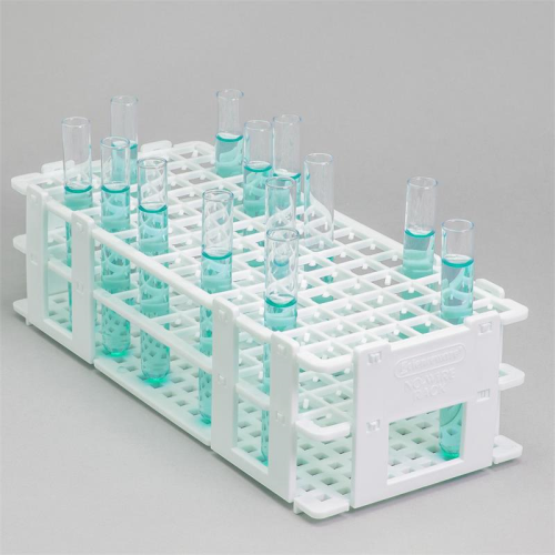 Test Tube Rack, No Wire, Polypropylene, 10-13 mm Tubes, 90 Place, Bel Art Products, F18749-0000
