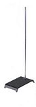 Support, 5.5 x 9 Cast Iron, Rectangular Base, Supplied Complete with Zinc Plated Steel Rod, H-21220