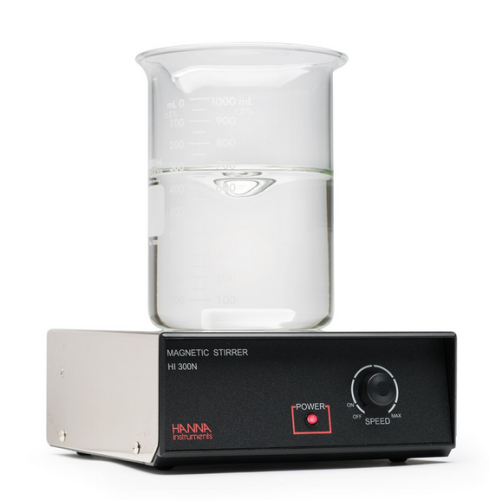 Mini-Stirrer, Heavy-Duty Stainless Steel Cover, 7 x 7 in., 2.5 L Capacity, Hanna Instruments, HI300N-1