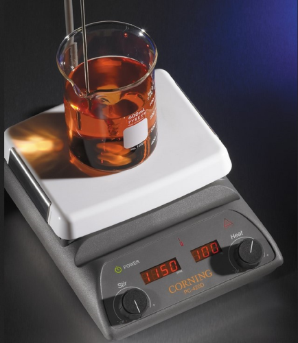 Stirring Hot Plate Kit with Digital Displays, 120V/60Hz, 5 x 7 in. Top,